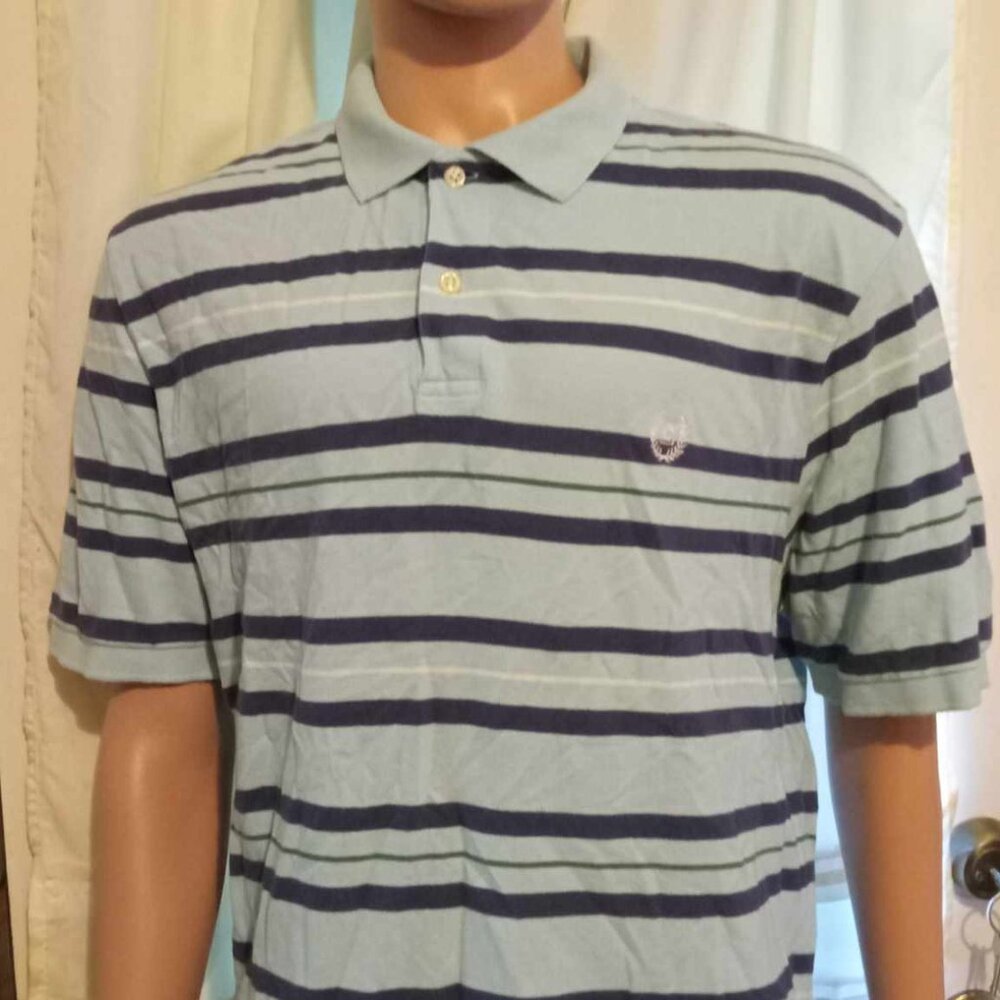 Chaps striped polo shirt